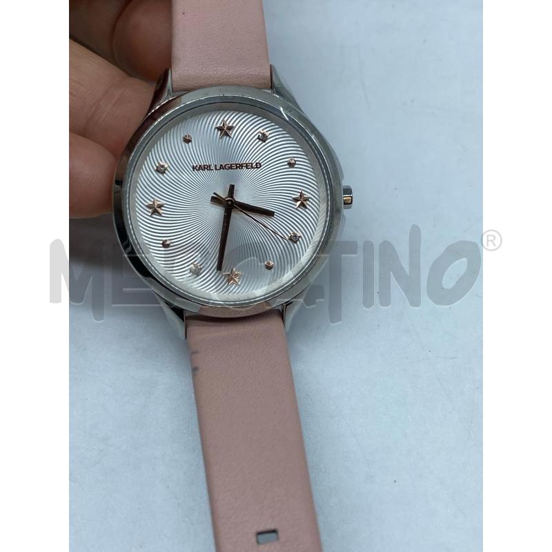 OROLOGIO DA POLSO KARL LAGERFELD CINTURINO ROSA | Mercatino dell'Usato Torino tenivelli 2