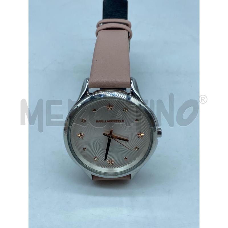 OROLOGIO DA POLSO KARL LAGERFELD CINTURINO ROSA | Mercatino dell'Usato Torino tenivelli 5