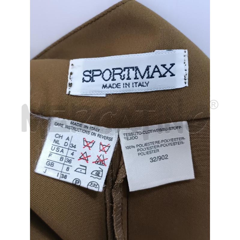 PANTAGONNA  DONNA SPORTMAX VERDE PLISSETATO DIETRO GONNA  | Mercatino dell'Usato Torino tenivelli 4