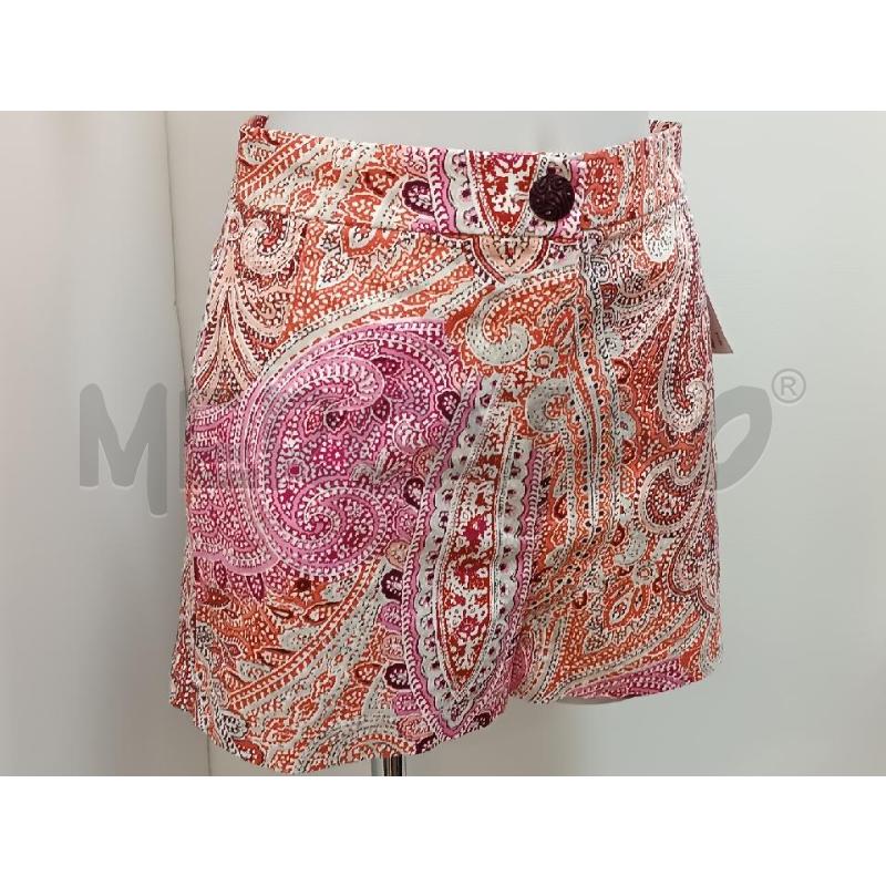 PANTALONCINO DONNA RINASCIMENTO ARABESCHE ROSA ARANCIONE PUNTINI  | Mercatino dell'Usato Torino tenivelli 1