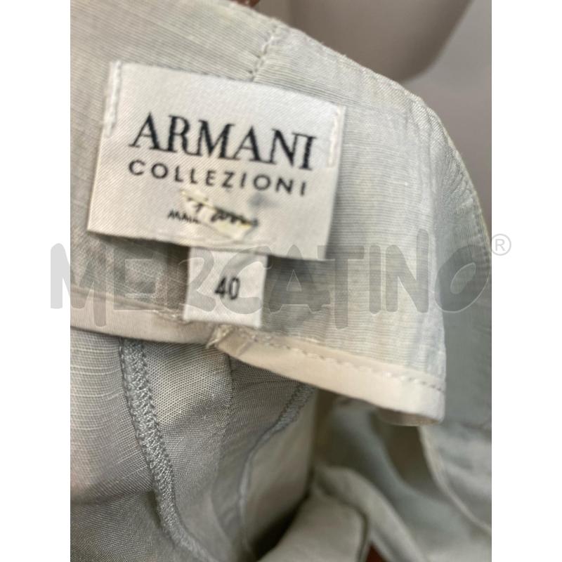 PANTALONE DONNA ARMANI GRIGIO MISTOLINO 65%  | Mercatino dell'Usato Torino tenivelli 5