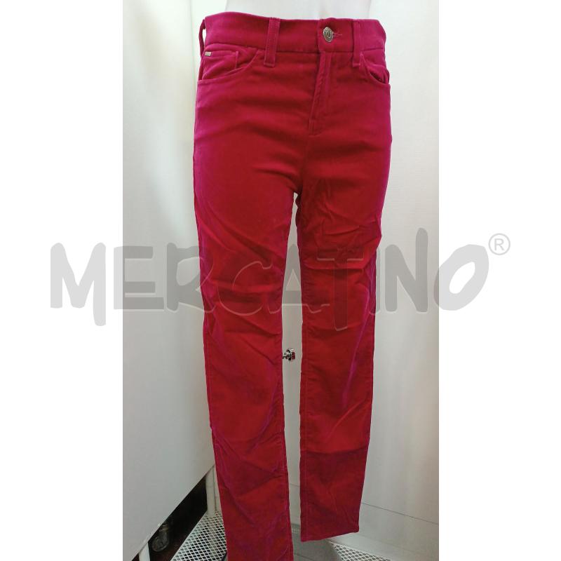 PANTALONE DONNA ARMANI JEANS DI VELLUTO ROSA FUCSIA  | Mercatino dell'Usato Torino tenivelli 1