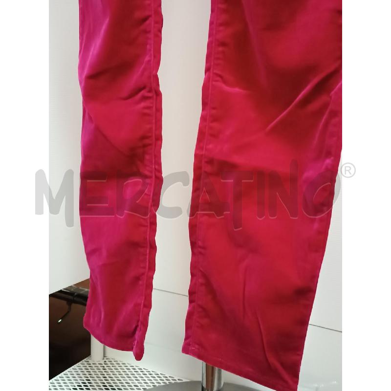 PANTALONE DONNA ARMANI JEANS DI VELLUTO ROSA FUCSIA  | Mercatino dell'Usato Torino tenivelli 4