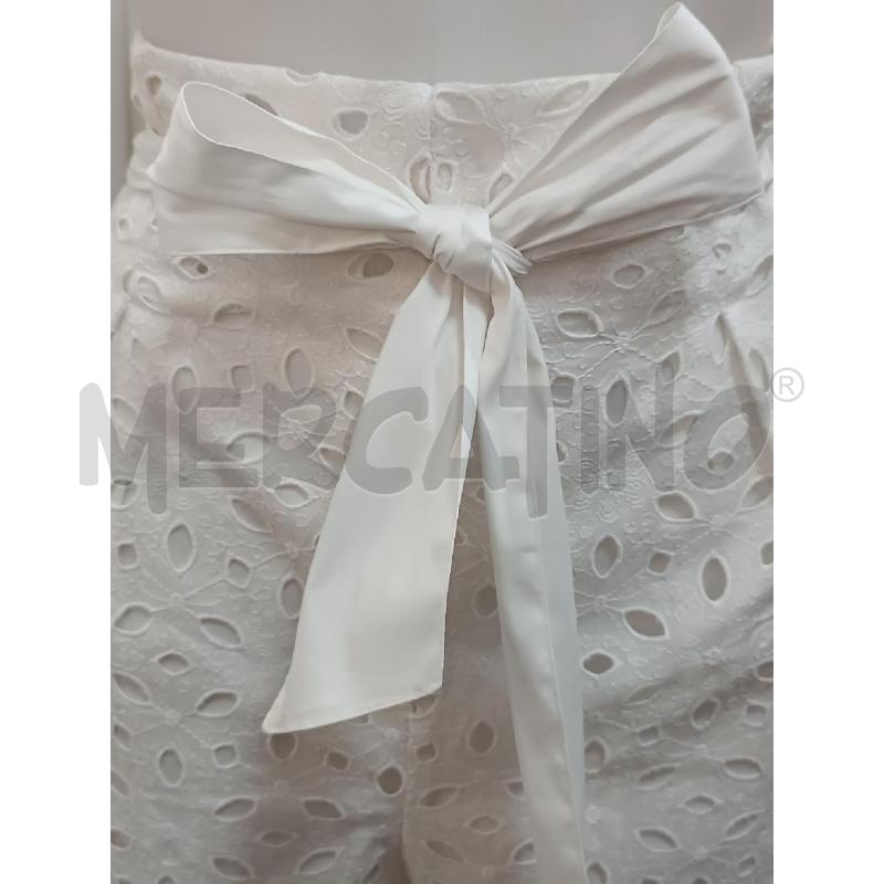 PANTALONE DONNA D.EXTERIOR BIANCHI TRAFORATI | Mercatino dell'Usato Torino tenivelli 2