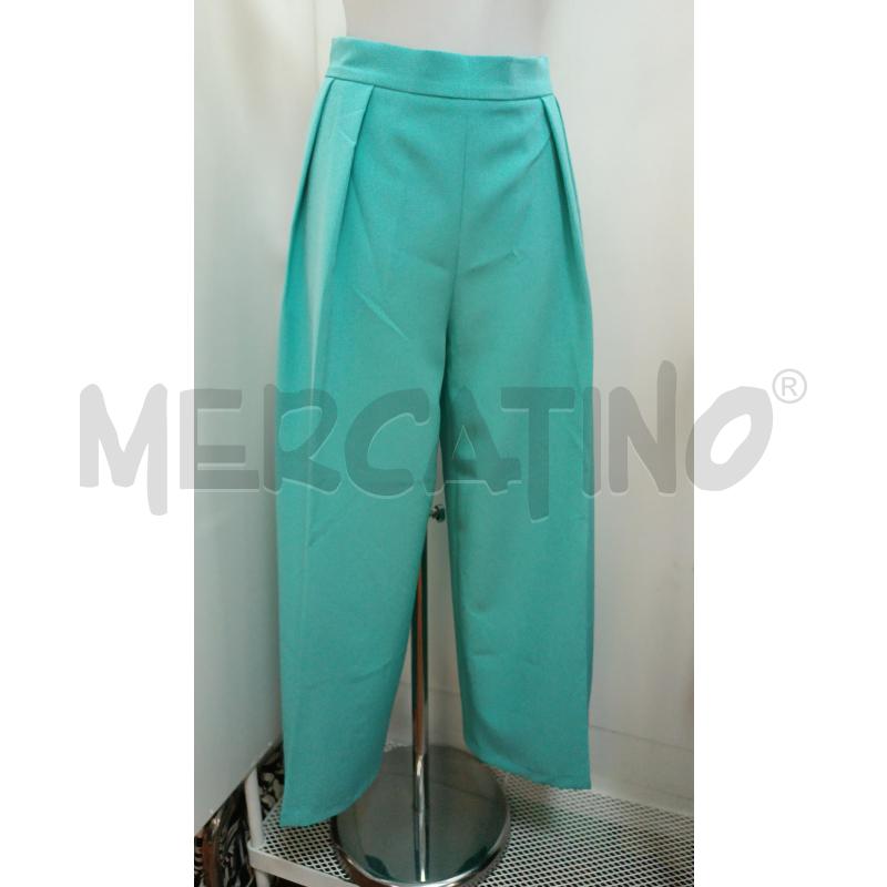 PANTALONE DONNA ELMAS PHIL TURCHESE  | Mercatino dell'Usato Torino tenivelli 1