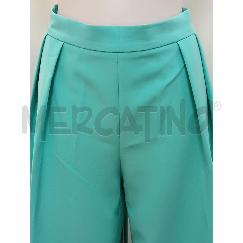 PANTALONE DONNA ELMAS PHIL TURCHESE  | Mercatino dell'Usato Torino tenivelli 2