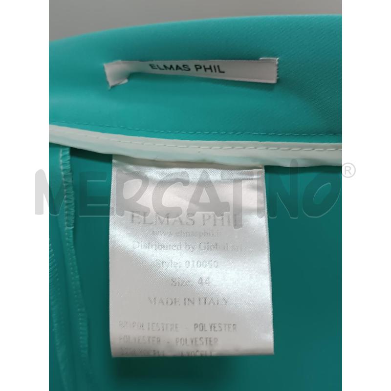 PANTALONE DONNA ELMAS PHIL TURCHESE  | Mercatino dell'Usato Torino tenivelli 4