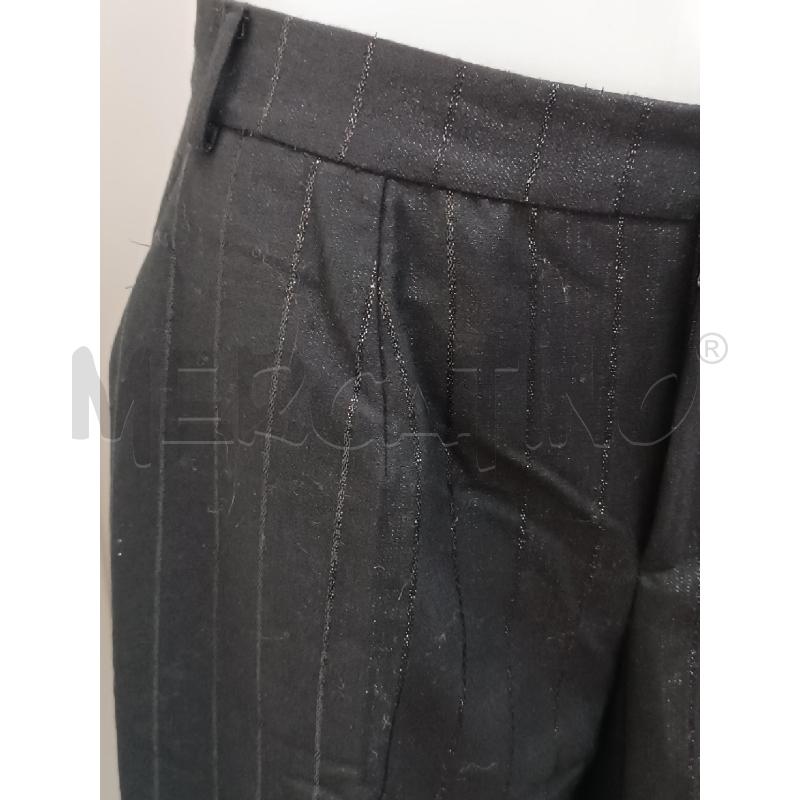 PANTALONE DONNA EXTE NERO GESSATO LUCCICANTE  | Mercatino dell'Usato Torino tenivelli 2