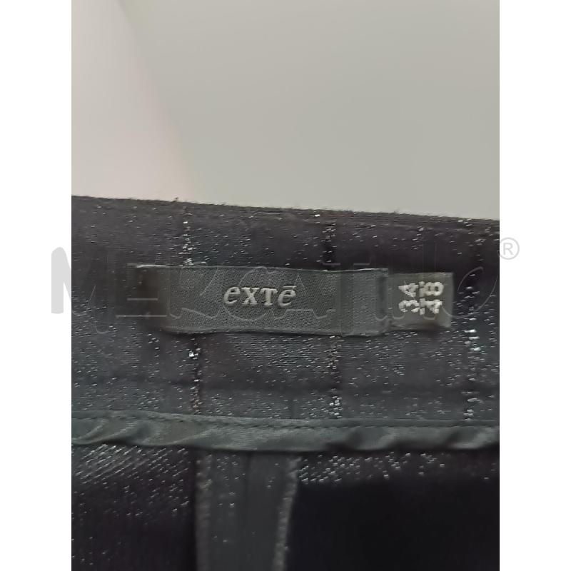 PANTALONE DONNA EXTE NERO GESSATO LUCCICANTE  | Mercatino dell'Usato Torino tenivelli 4