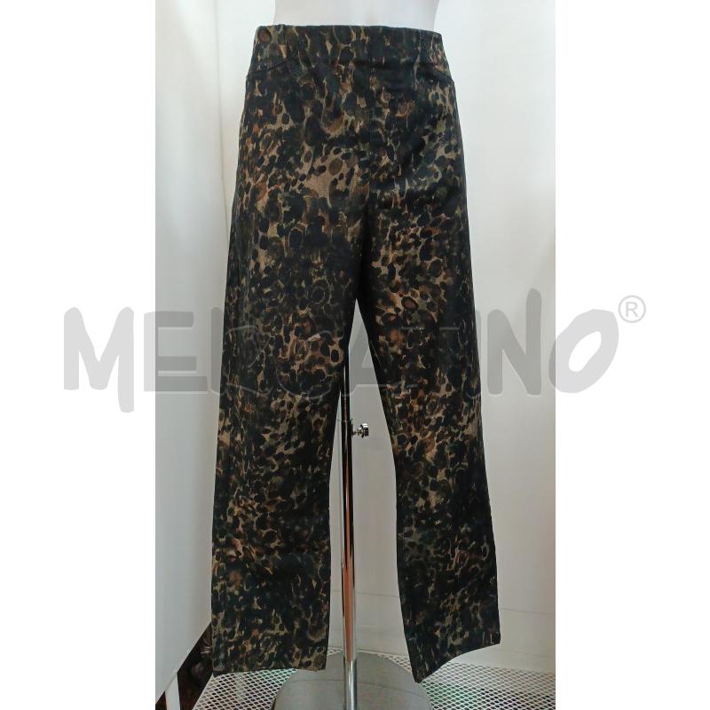 PANTALONE DONNA JOSEPH RIBKOFF MACULATI NERI MARRONI BEIGE  | Mercatino dell'Usato Torino tenivelli 1