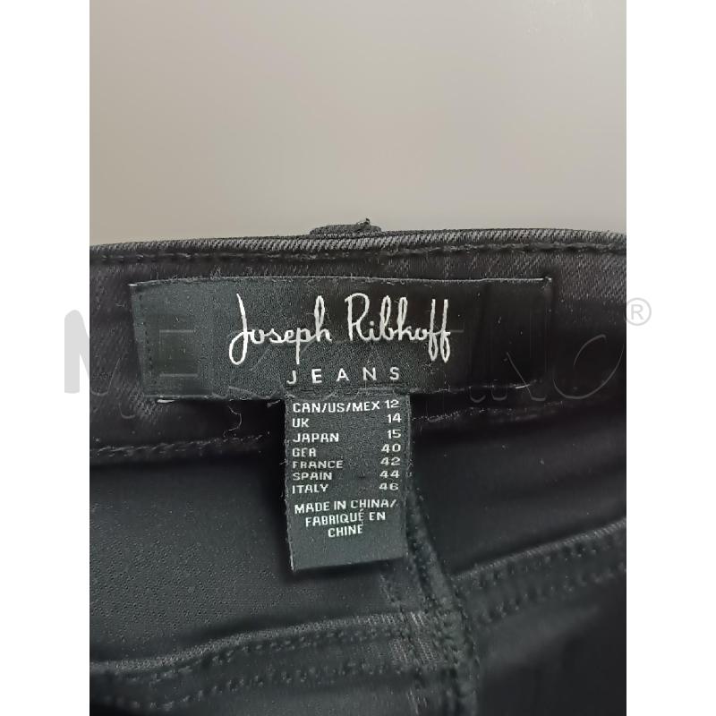 PANTALONE DONNA JOSEPH RIBKOFF NERO QUADRI BIANCHI | Mercatino dell'Usato Torino tenivelli 5