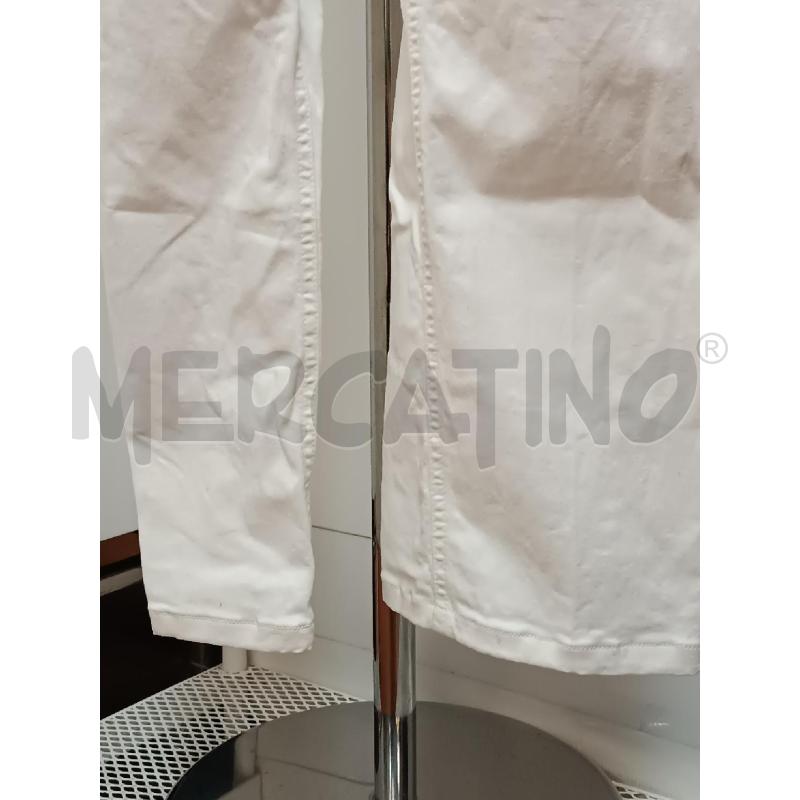 PANTALONE DONNA KRIZIA JEANS BIANCO  | Mercatino dell'Usato Torino tenivelli 3