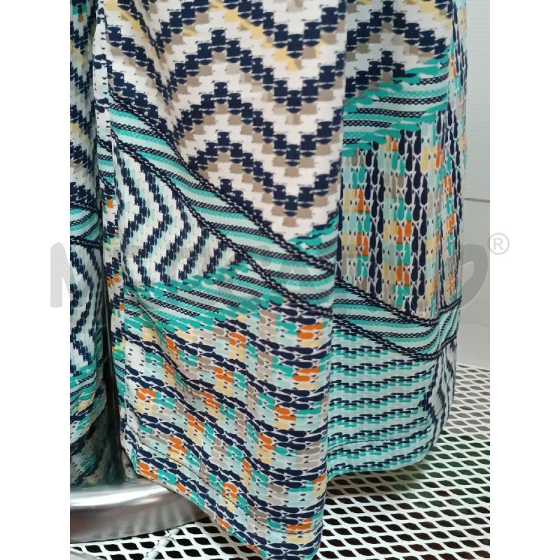 PANTALONE DONNA LISALU FANTASIA TURCHESE BLU BIANCA  | Mercatino dell'Usato Torino tenivelli 3