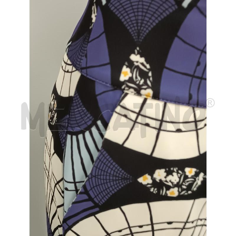PANTALONE DONNA NUMEROPRIMO FANTASIA GEOMETRIA VIOLA LILLA NERO  | Mercatino dell'Usato Torino tenivelli 4