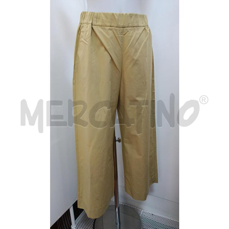 PANTALONE DONNA OTTOD'AME SENAPE A PALAZZO  | Mercatino dell'Usato Torino tenivelli 1