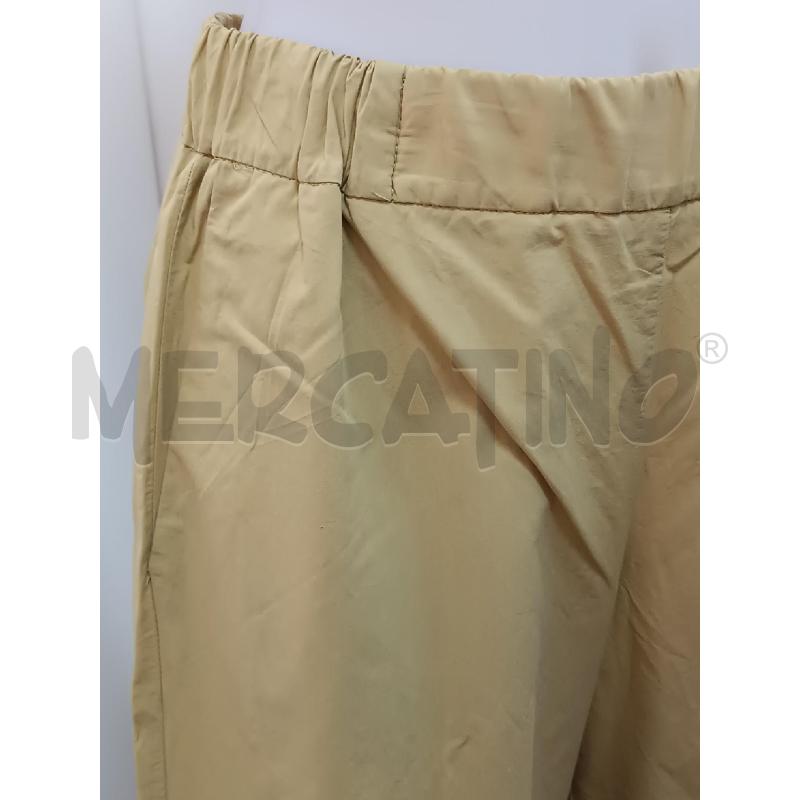 PANTALONE DONNA OTTOD'AME SENAPE A PALAZZO  | Mercatino dell'Usato Torino tenivelli 2