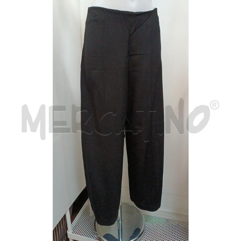 PANTALONE DONNA PONCIF NERO LARGO SEMPLICE  | Mercatino dell'Usato Torino tenivelli 1
