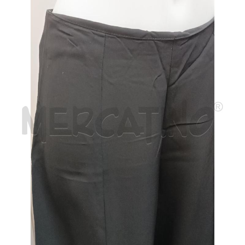 PANTALONE DONNA PONCIF NERO LARGO SEMPLICE  | Mercatino dell'Usato Torino tenivelli 2