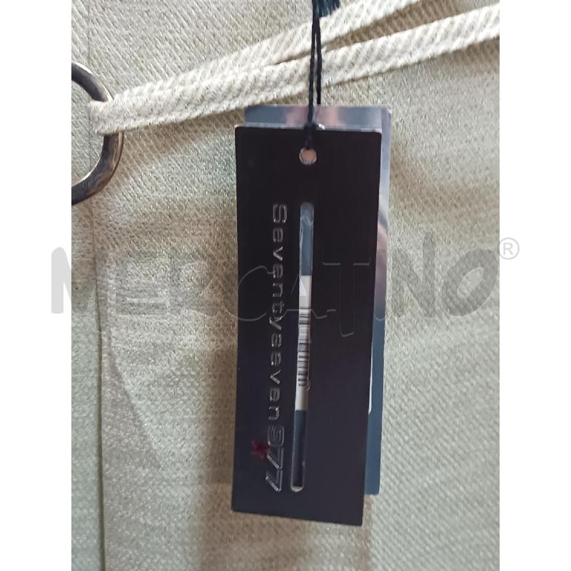 PANTALONE DONNA SEVENTY SEVEN 977 BEIGE CINTURA CON DISCO DI METALLO  | Mercatino dell'Usato Torino tenivelli 5