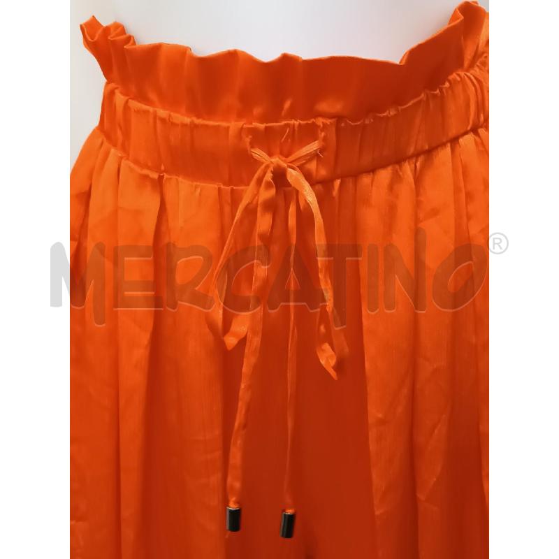 PANTALONE DONNA TIMIAMI ARANCIONE SATINATO  | Mercatino dell'Usato Torino tenivelli 2