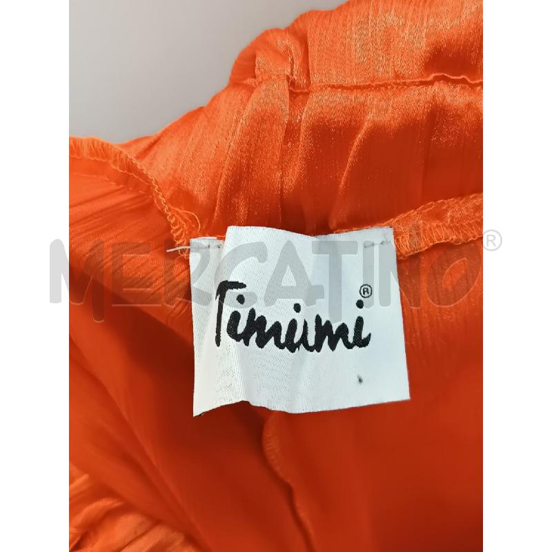 PANTALONE DONNA TIMIAMI ARANCIONE SATINATO  | Mercatino dell'Usato Torino tenivelli 5