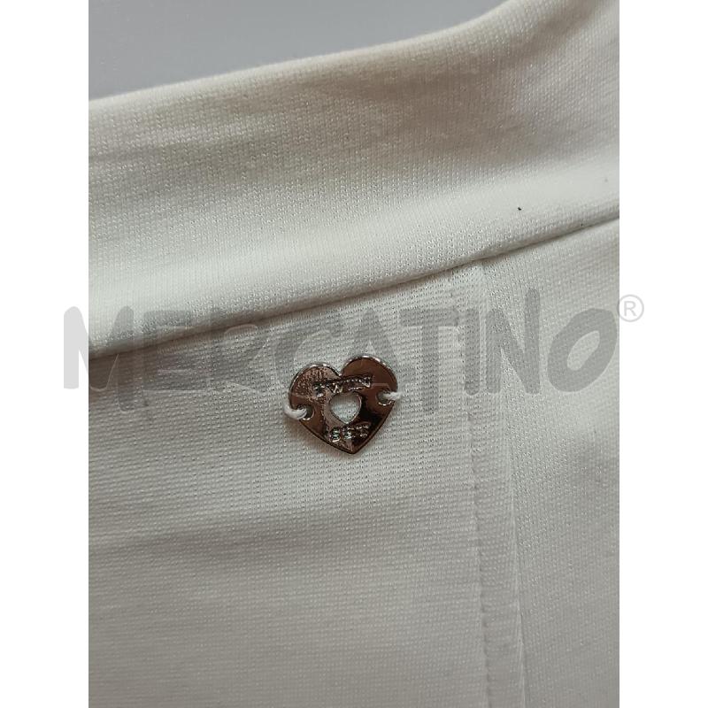 PANTALONE DONNA TWINSET DI FELPA BIANCHI INSERTI FASCE NERE  | Mercatino dell'Usato Torino tenivelli 2