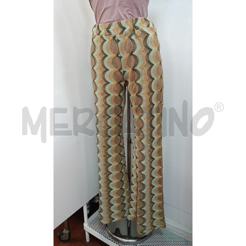 PANTALONE DONNA WABI SABI FANTASIA VERDONE SENAPE ARANCIONE | Mercatino dell'Usato Torino tenivelli 1