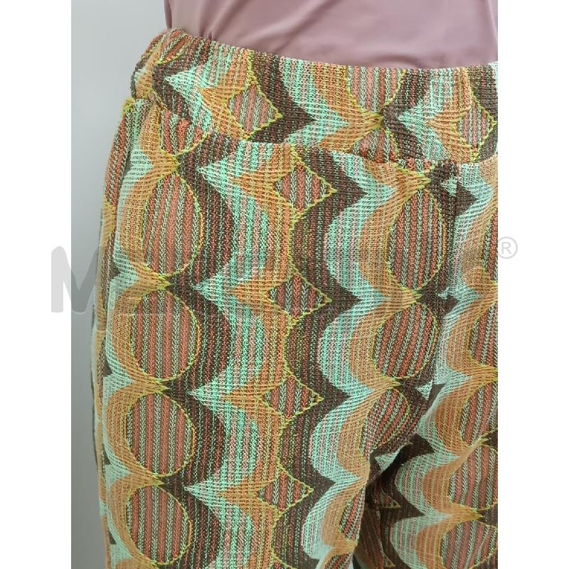 PANTALONE DONNA WABI SABI FANTASIA VERDONE SENAPE ARANCIONE | Mercatino dell'Usato Torino tenivelli 2