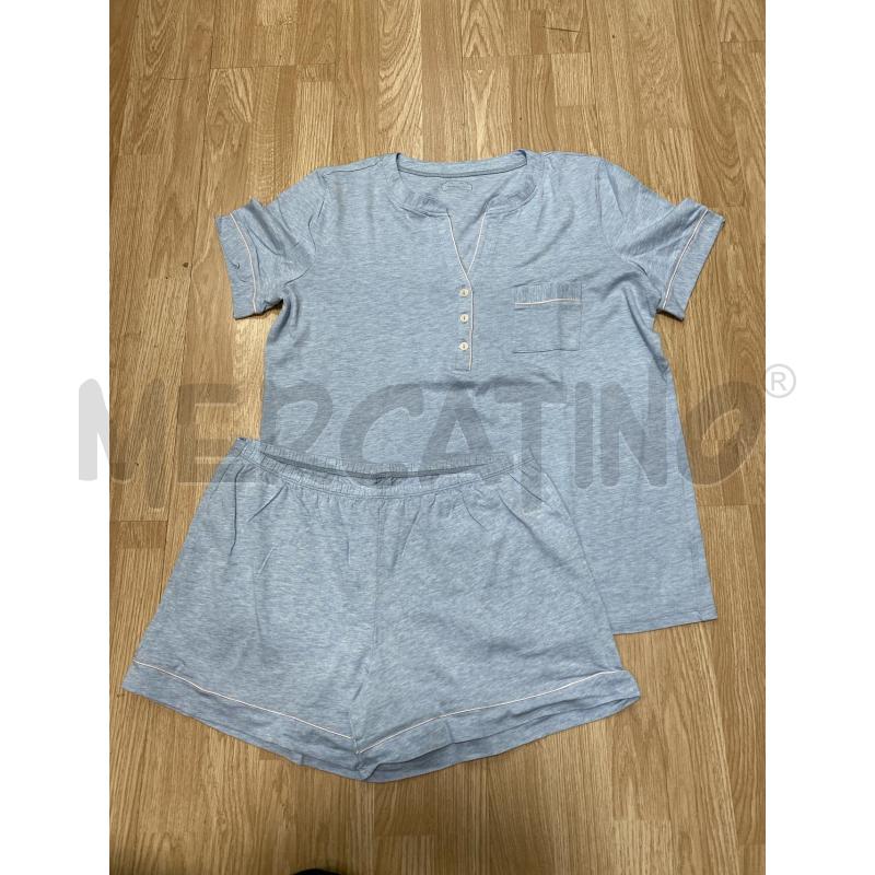 PIGIAMA DONNA INTIMISSIMI AZZURRA T-SHIRT+PANTALONCINO  | Mercatino dell'Usato Torino tenivelli 1