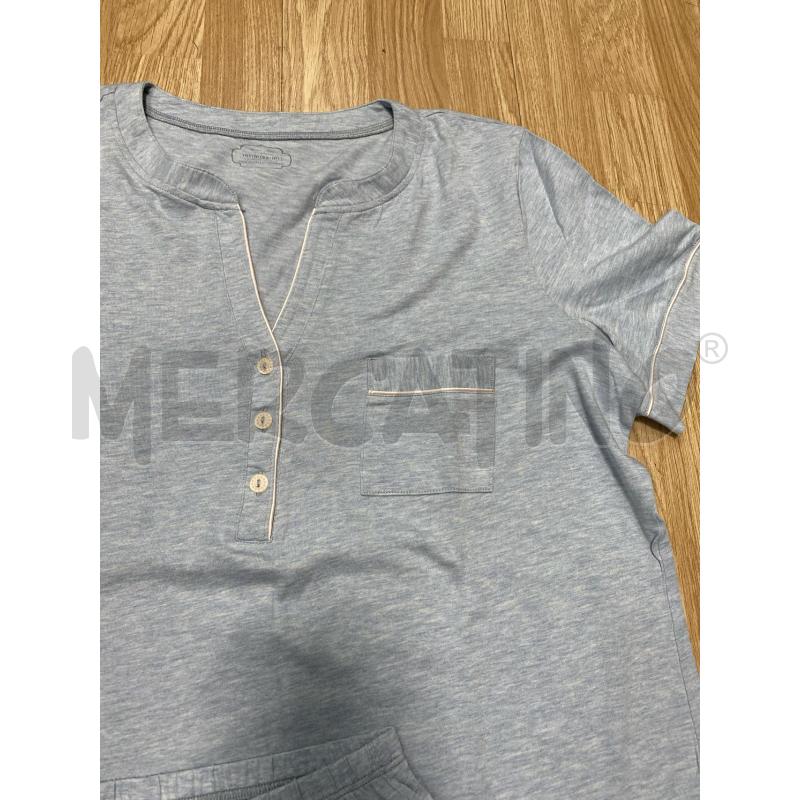PIGIAMA DONNA INTIMISSIMI AZZURRA T-SHIRT+PANTALONCINO  | Mercatino dell'Usato Torino tenivelli 2