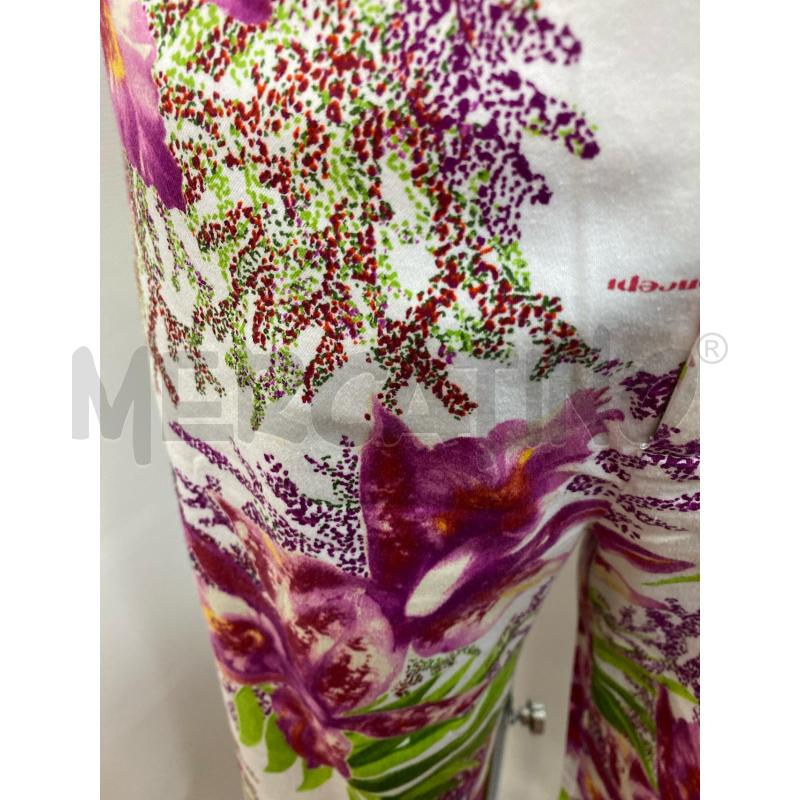 PINOCCHIETTO DONNA MILA SCHON BIANCO FLOREALE ROSA VERDE  | Mercatino dell'Usato Torino tenivelli 3
