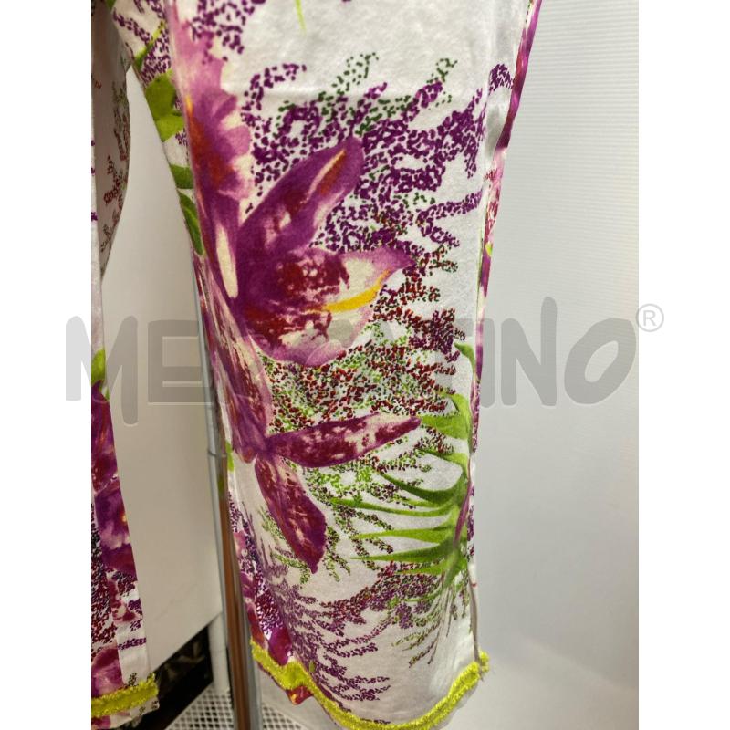 PINOCCHIETTO DONNA MILA SCHON BIANCO FLOREALE ROSA VERDE  | Mercatino dell'Usato Torino tenivelli 4