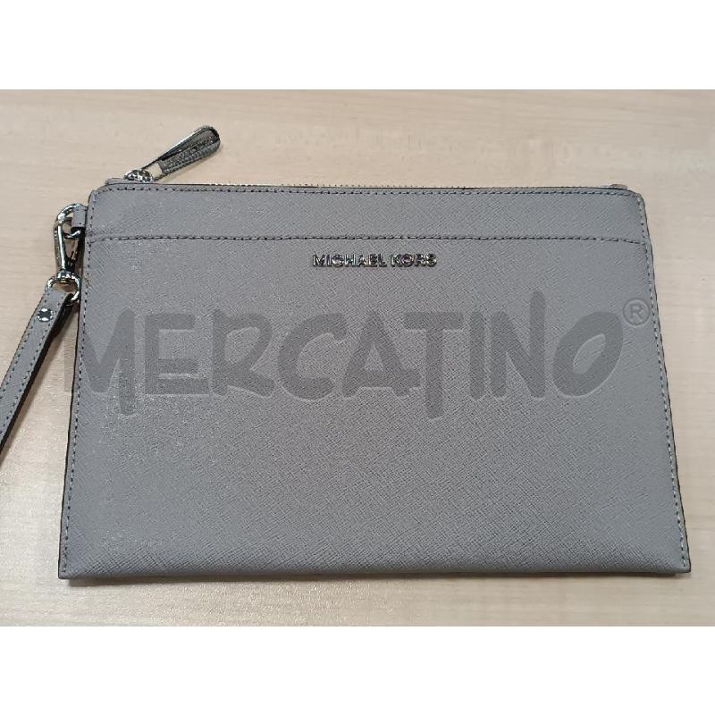 POCHETTE / PORTA DOCUMENTI MICHAEL KORS GRIGIA | Mercatino dell'Usato Torino tenivelli 1
