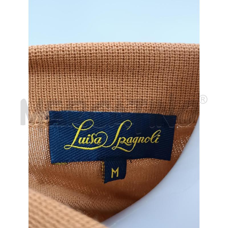 POLO DONNA LUISA SPAGNOLI MARRONE 1/2MANICA DI MAGLIA  | Mercatino dell'Usato Torino tenivelli 5