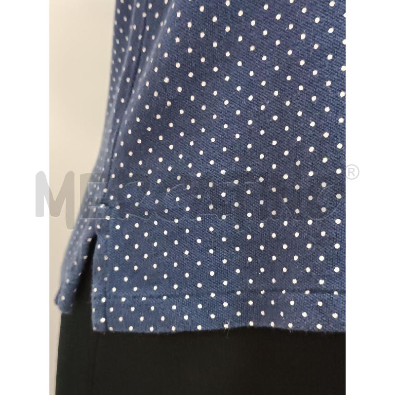POLO DONNA RALPH LAUREN BLU POIS BIANCHI | Mercatino dell'Usato Torino tenivelli 3
