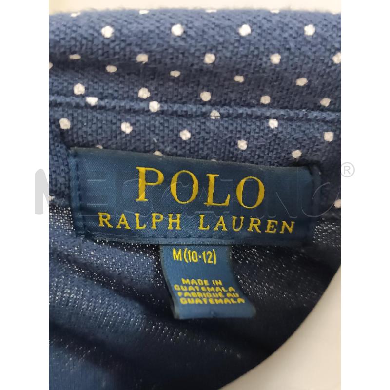 POLO DONNA RALPH LAUREN BLU POIS BIANCHI | Mercatino dell'Usato Torino tenivelli 5