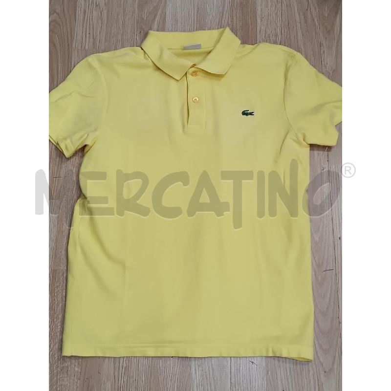 POLO UOMO LACOSTE GIALLO 1/2 MANICA  | Mercatino dell'Usato Torino tenivelli 1