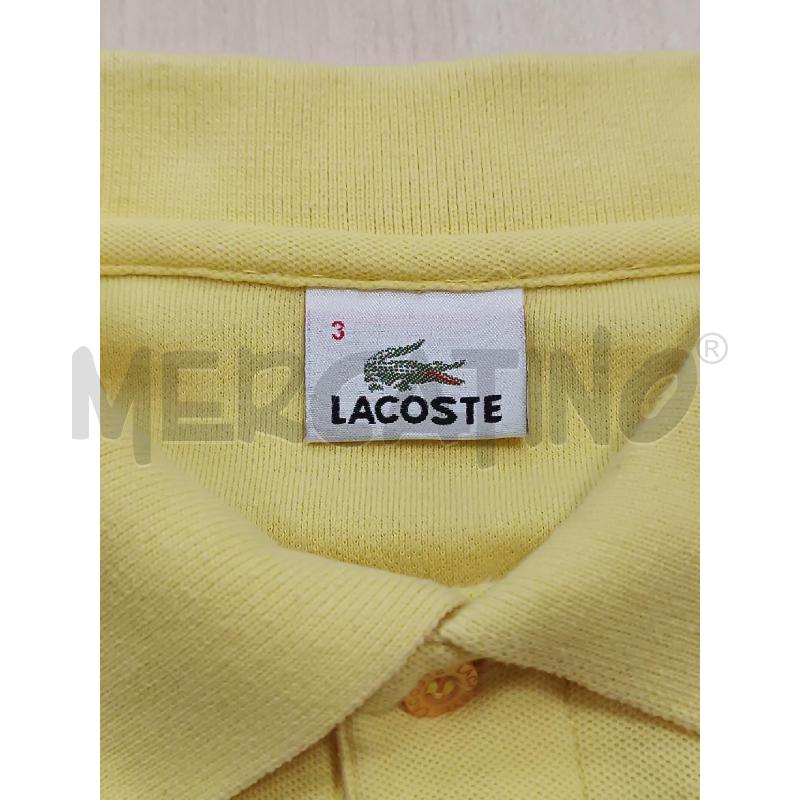 POLO UOMO LACOSTE GIALLO 1/2 MANICA  | Mercatino dell'Usato Torino tenivelli 4