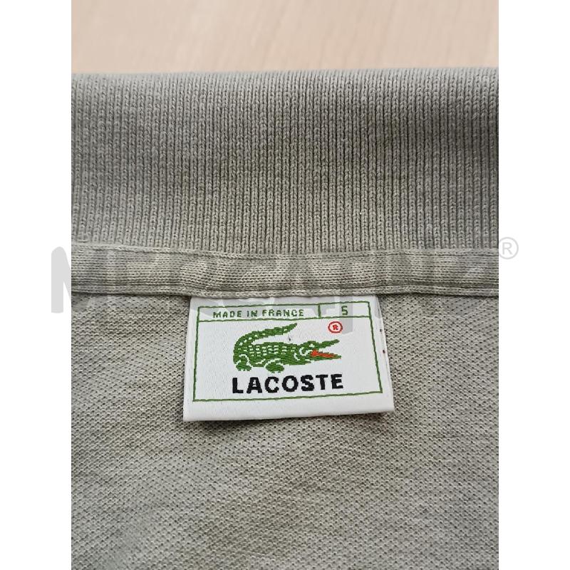 POLO UOMO LACOSTE GRIGIO MANICHE LUNGHE  | Mercatino dell'Usato Torino tenivelli 4