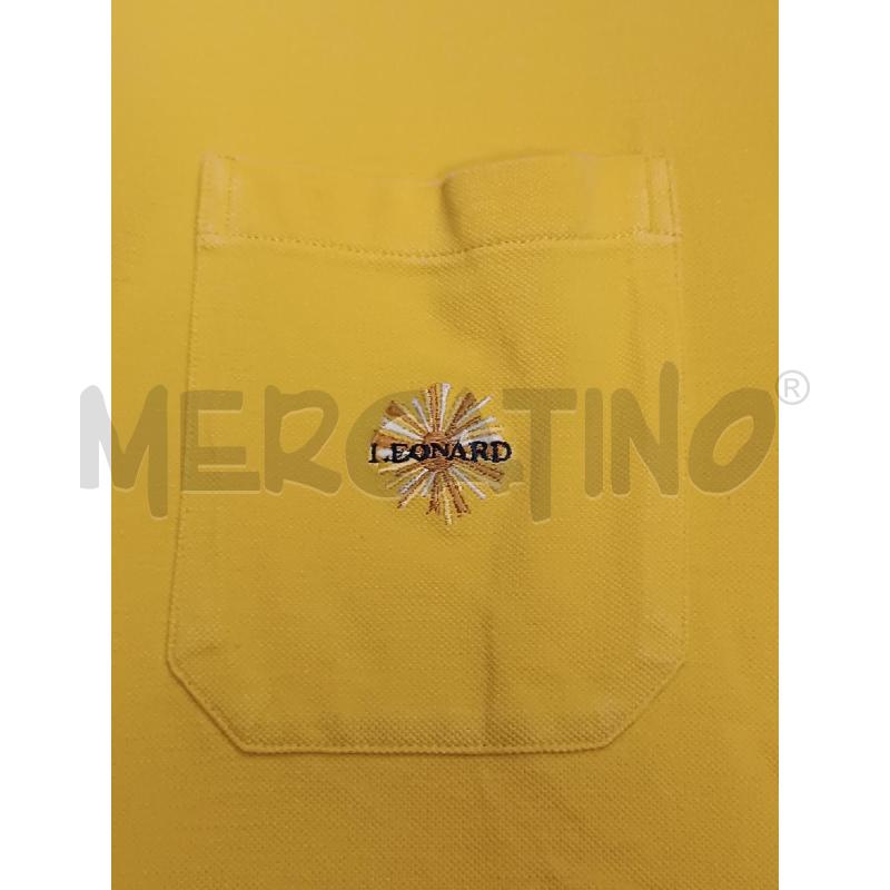 POLO UOMO LEONARD GIALLA 1/2 MANICA  | Mercatino dell'Usato Torino tenivelli 2