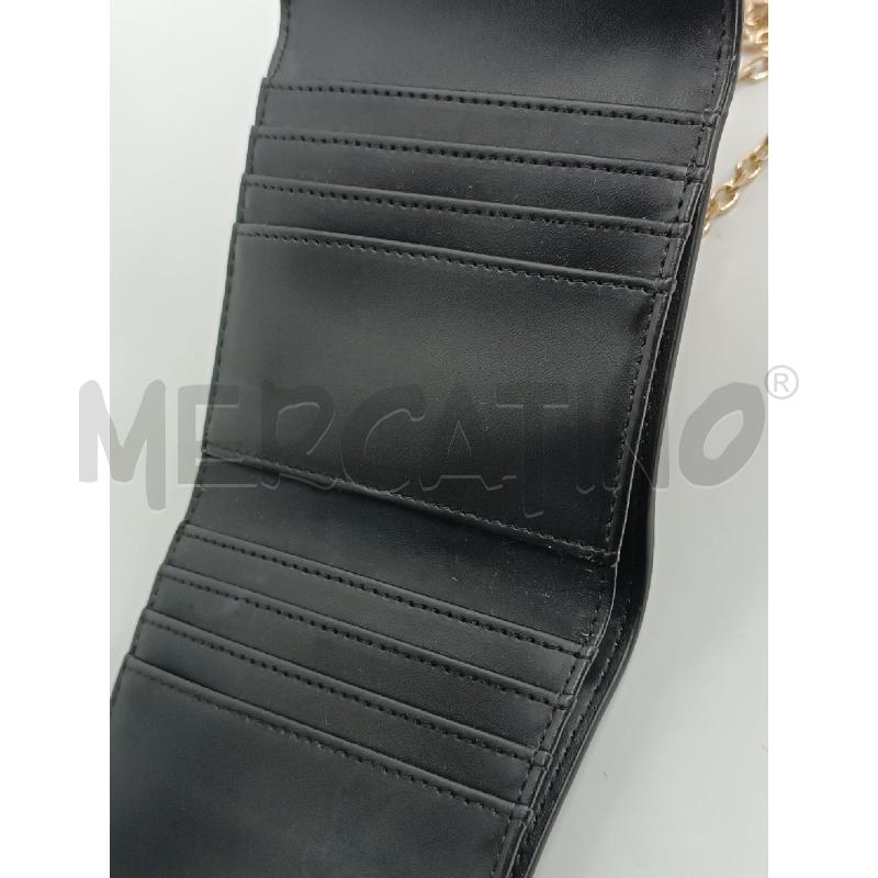 PORTA FOGLIO CON TRACOLLA TWINSET NERO DISEGNO BIANCO  | Mercatino dell'Usato Torino tenivelli 3