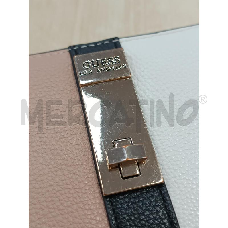 PORTA FOGLIO GUESS  ROSANTICO E BIANCO  | Mercatino dell'Usato Torino tenivelli 3