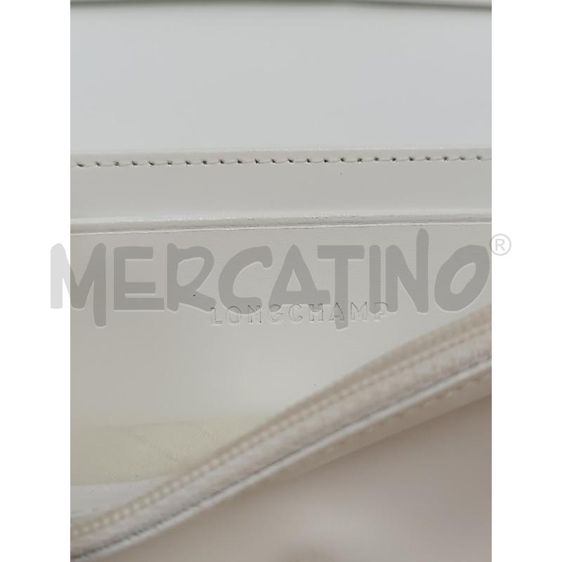 PORTA FOGLIO LONGCHAMP BIANCO PELLE | Mercatino dell'Usato Torino tenivelli 4