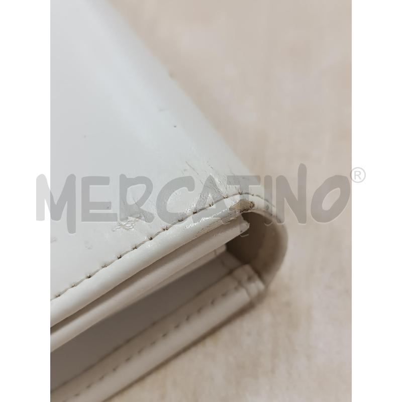 PORTA FOGLIO LONGCHAMP BIANCO PELLE | Mercatino dell'Usato Torino tenivelli 5