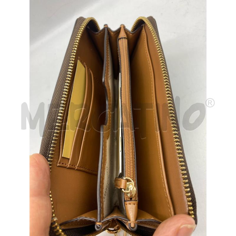 PORTA FOGLIO MICHAEL KORS MARRONE  | Mercatino dell'Usato Torino tenivelli 4