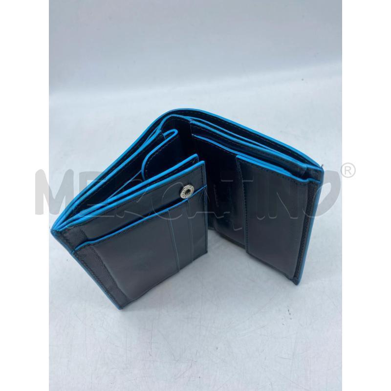 PORTA FOGLIO PELLE PIQUADRO BLU  | Mercatino dell'Usato Torino tenivelli 3