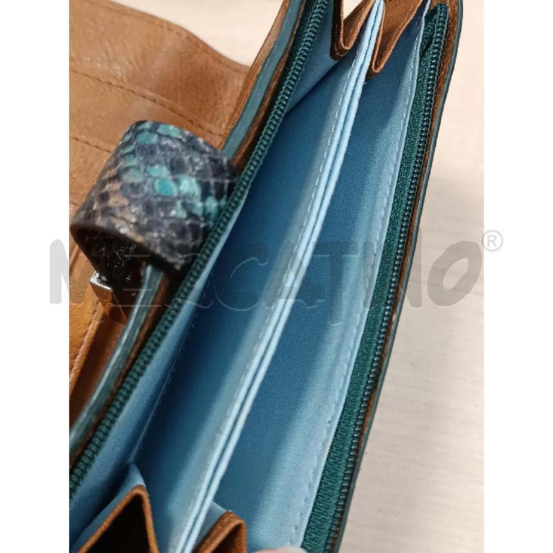PORTA FOGLIO PIQUADRO RETTILE VERDE + SCATOLA  | Mercatino dell'Usato Torino tenivelli 4