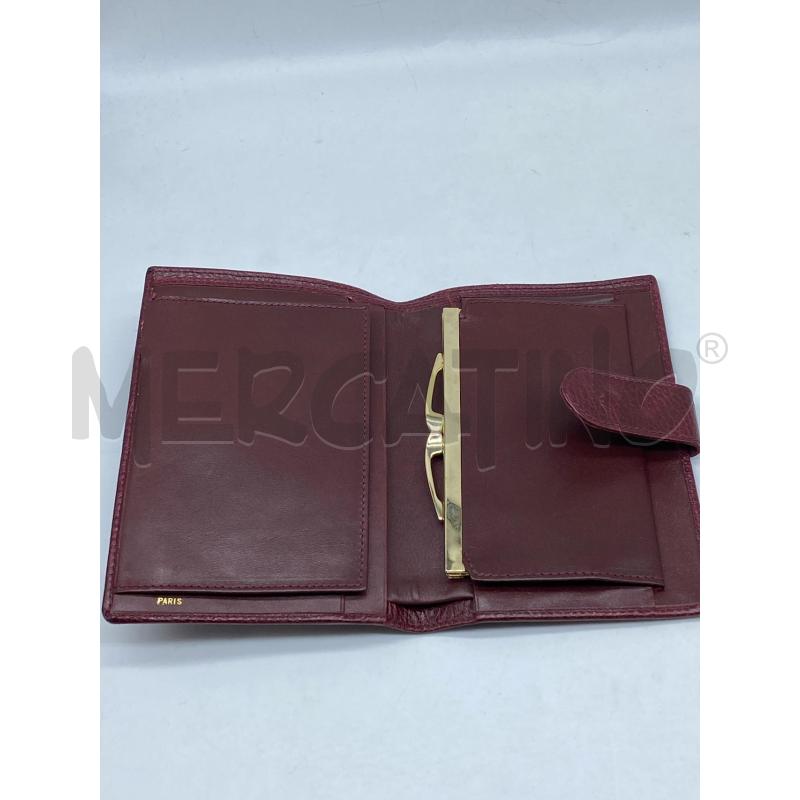 PORTA FOGLIO PORTA DOCUMENTI CARTIER BORDEAUX  | Mercatino dell'Usato Torino tenivelli 2