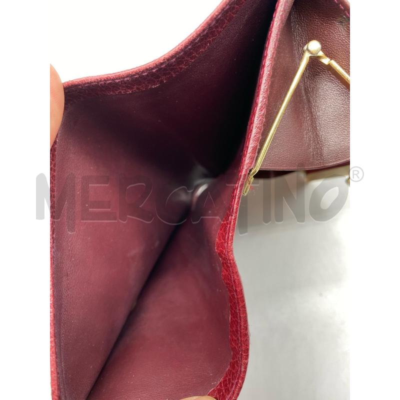 PORTA FOGLIO PORTA DOCUMENTI CARTIER BORDEAUX  | Mercatino dell'Usato Torino tenivelli 5