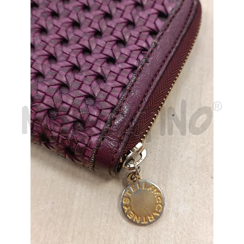 PORTA FOGLIO STELLA MC CARTNEY BORDEAUX INCROCCIATO  | Mercatino dell'Usato Torino tenivelli 2